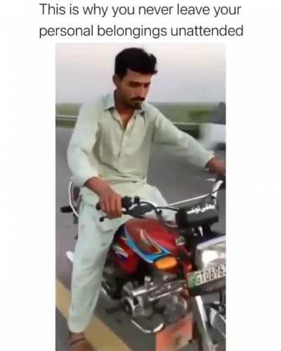Don&rsquo;t leave your belongings unattended.