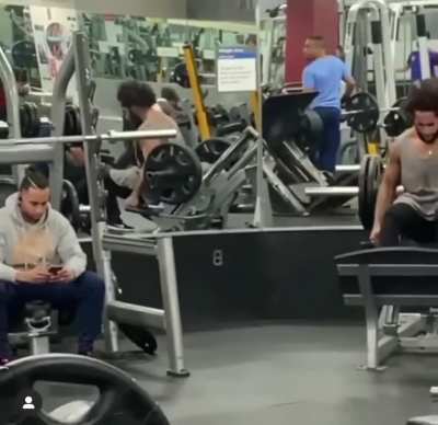 That sign at the gym that reads &ldquo;Re-rack your weights&rdquo;? This isn&rsquo;t what they mean.