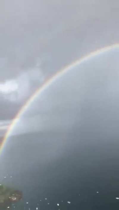 🔥This is a complete view of the rainbow