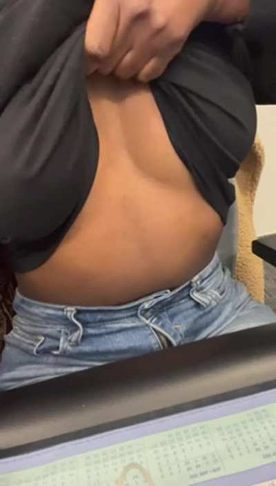Titty drop at work 😜