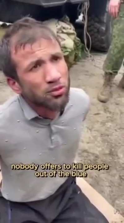 Video with translated captions of one of the terrorists involved in the attack on concert hall in Russia