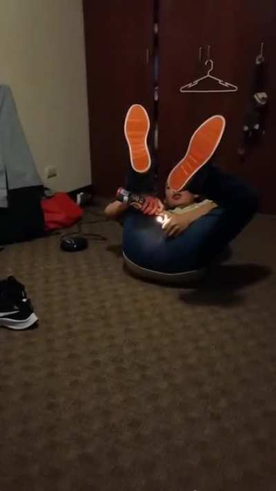 Moments before disaster