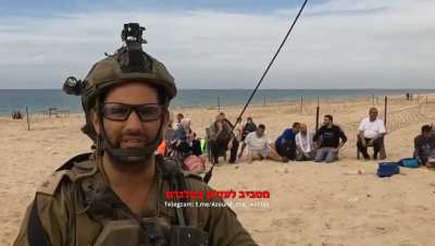 "We are not like them [Hamas]" - Israeli forces providing humanitarian aid to Gazans