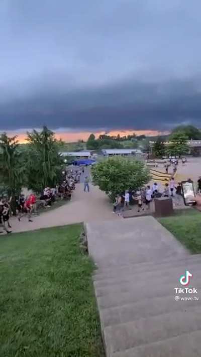 Scooter man is fearless before impact