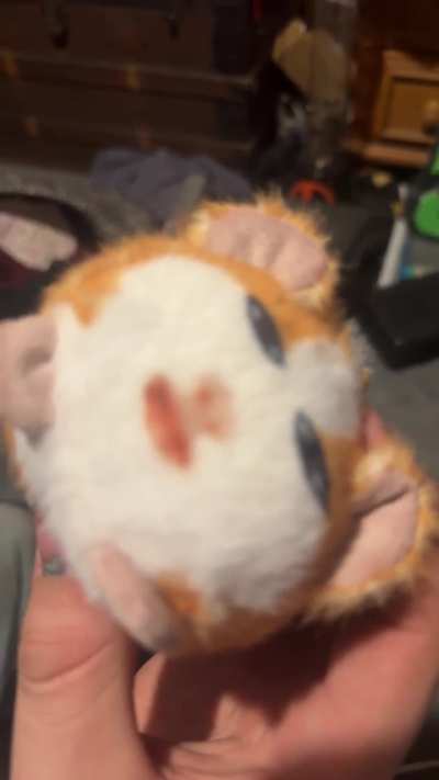 Cursed hamster toy from Temu.