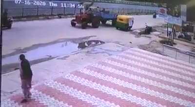 The laws of physics are so different in India.
