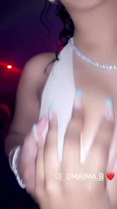 getting her titties felt