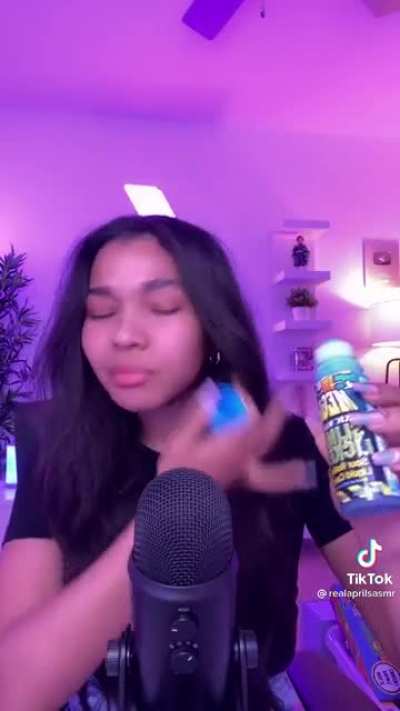 April Asmr sexy big tongue