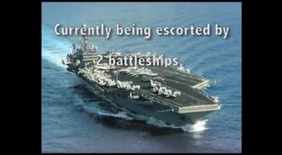 Just a normal conversation between two ships