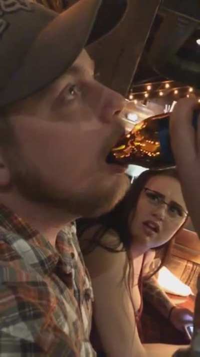 The Girl reaction is priceless