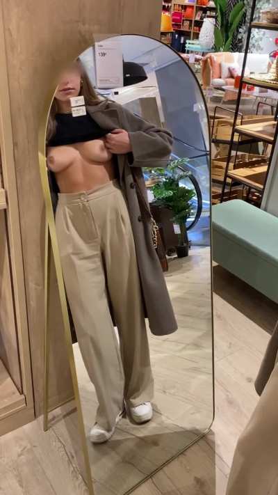 My coworker dared me to pull my tits out, im embarrassed how wet it made me