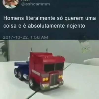 eu s&oacute; queria um Optimus Prime
