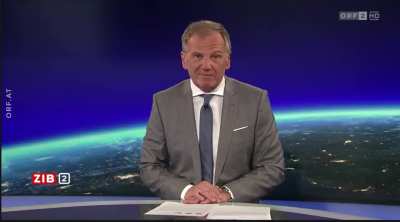 Austrian Newscaster announcing their new TikTok channel