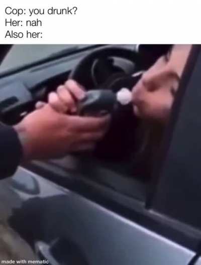 How drunk do you have to be to give a breathalyzer a BJ?