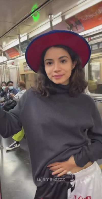 I hope I brightened up someones day on the subway 🤪
