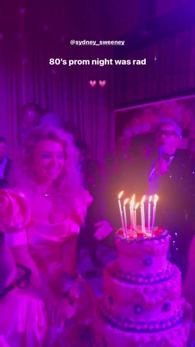 Sydney | 80's prom night was rad | Camila Mendes IG Story | September 2023 