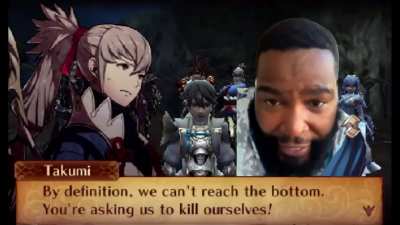 Because the curse of... some place will sabotage me