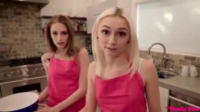 Kyler Quinn &amp;amp; Chloe Temple - Hot In The Kitchen [MyfamilyPies]