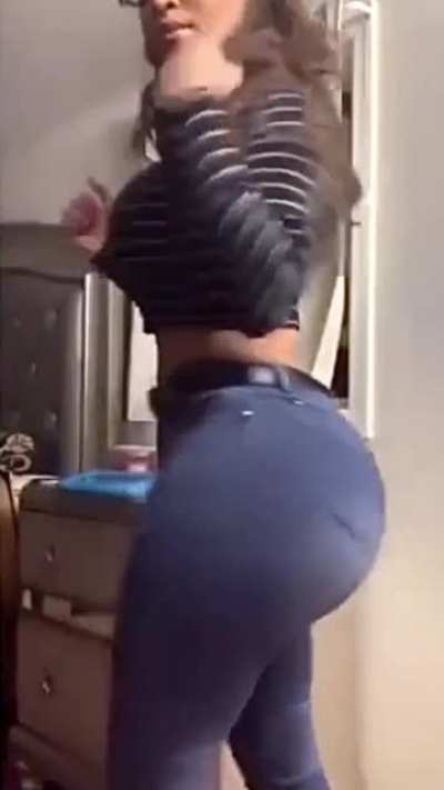 How she get those on?