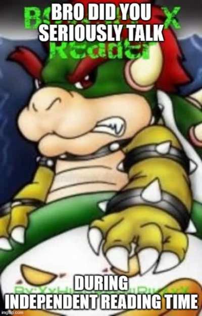 Bower 😡 is mad 🤬 at yuo dot do it agen 😤😤