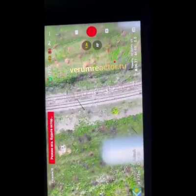 The Russian Armed Forces drone intercept Ukrainian UAV using a net. Ukraine 2024