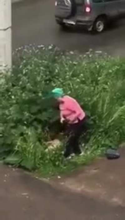 It's all fun and games until you're caught having sex in a bush