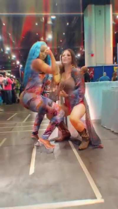 Kiera Hogan and Mickie James