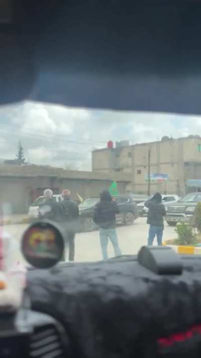 YPG parade in Kobane today for &Ouml;calans birthday