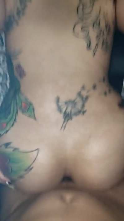 Big booty anal while she spreads her cheeks