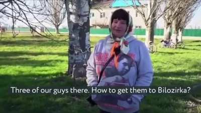 Ordinary Ukrainians help the Ukrainian army in the occupied territories, even risking their own lives. Sofia B&iacute;la a resident of the Kherson region saved three wounded Ukrainian soldiers. She hid them in her cellar for two months until her village was libe