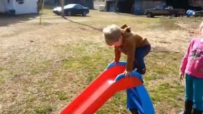 HMJB while I go head first down this slide.