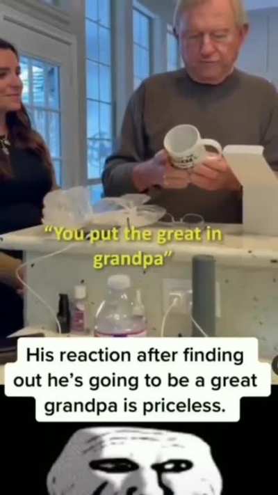He put the great in grandpa
