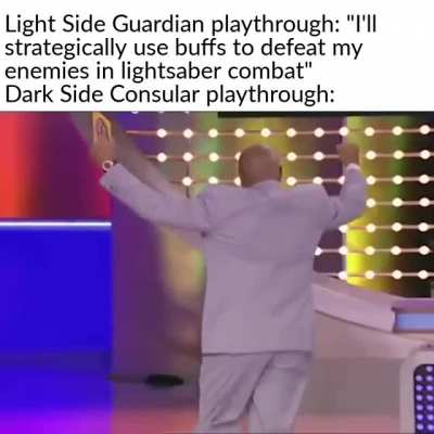 And by "strategically use buffs" I mean "use Force Speed then spam Flurry"