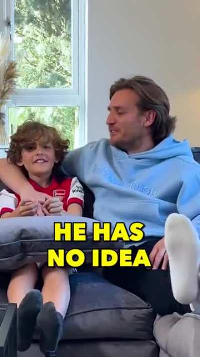 He has no idea.