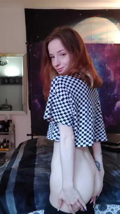 my tiny pussy is peeking