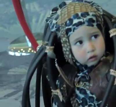 This is the cutest little Predator EVER.
