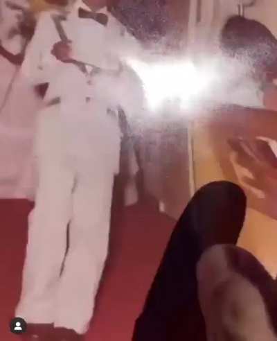 Thought y&rsquo;all would dig this. A homie of mine met DOOM&rsquo;s aunt at the street naming ceremony a little while back and she showed him pics of a 6 year old DOOM in a tuxedo at her wedding in the 70s.
