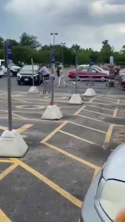 To chase a car