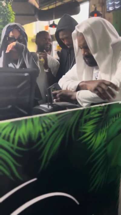 Ye previews Promotion, Fuck Sum &amp;amp; plays Vultures at Jamaican restaurant (2023)
