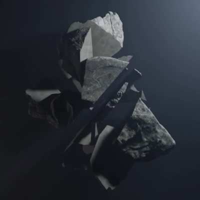 This rock cutting animation