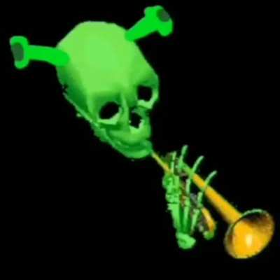 Here, relax and vibe to some spooky shrek