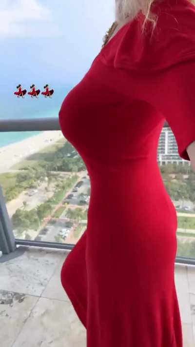 Red dress