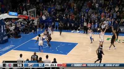 [Highlight] Batum drills the clutch triple to put the Clippers up 4 with 32.9 left