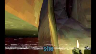 She's in the vents