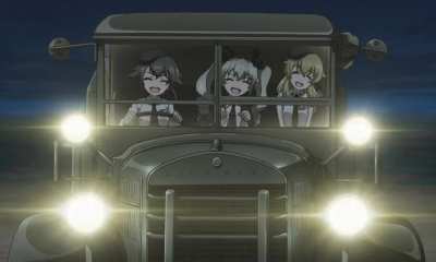 I never noticed that Duce bent her riding crop to look like she was gripping a steering wheel