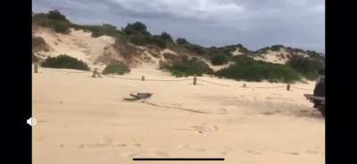 Towing a car