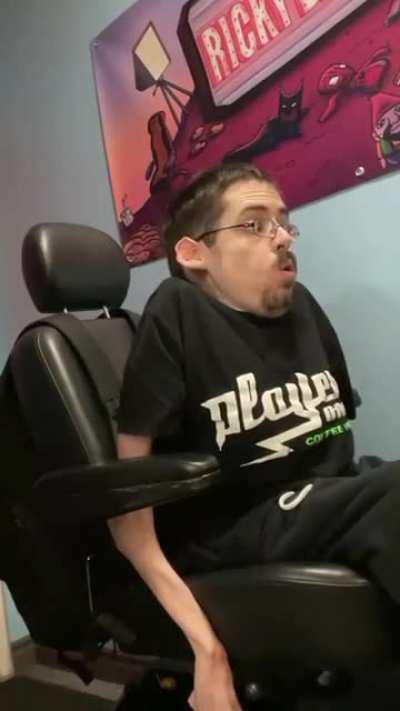 Wheelchair trick by Ricky Berwick