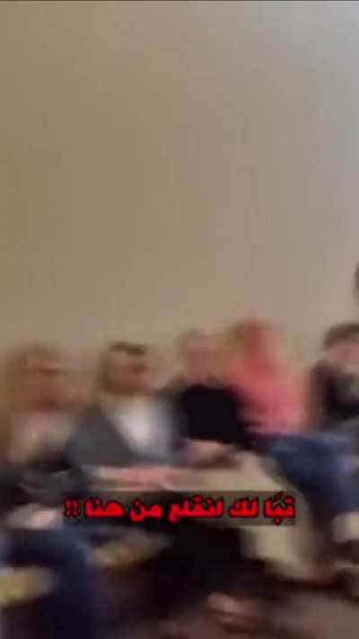 Jewish person supports the palestinian human rights in a place full of jewish people&hellip;check out their reaction.