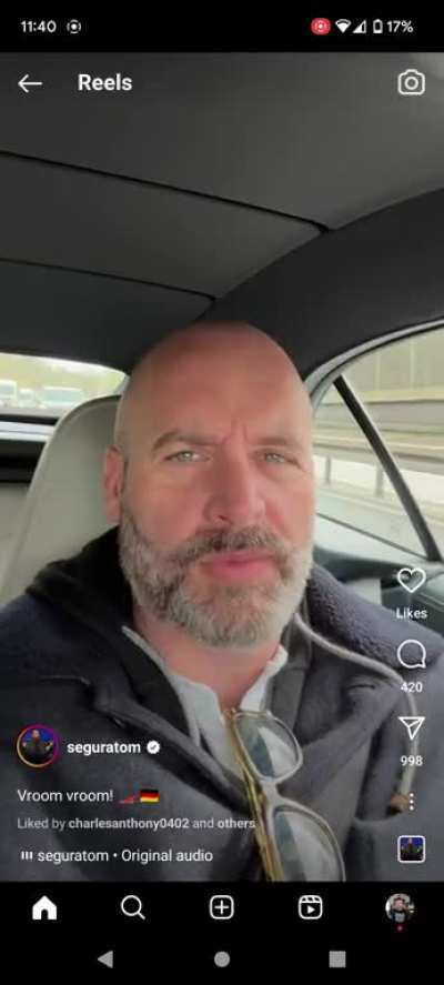 "I drive cause it's faster"