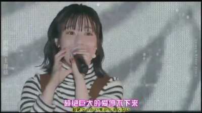 Miki singing "Cheerful Policy!" Live